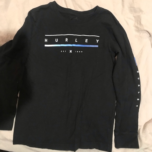 New, no tags boys medium black long sleeve Hurley - Picture 1 of 2